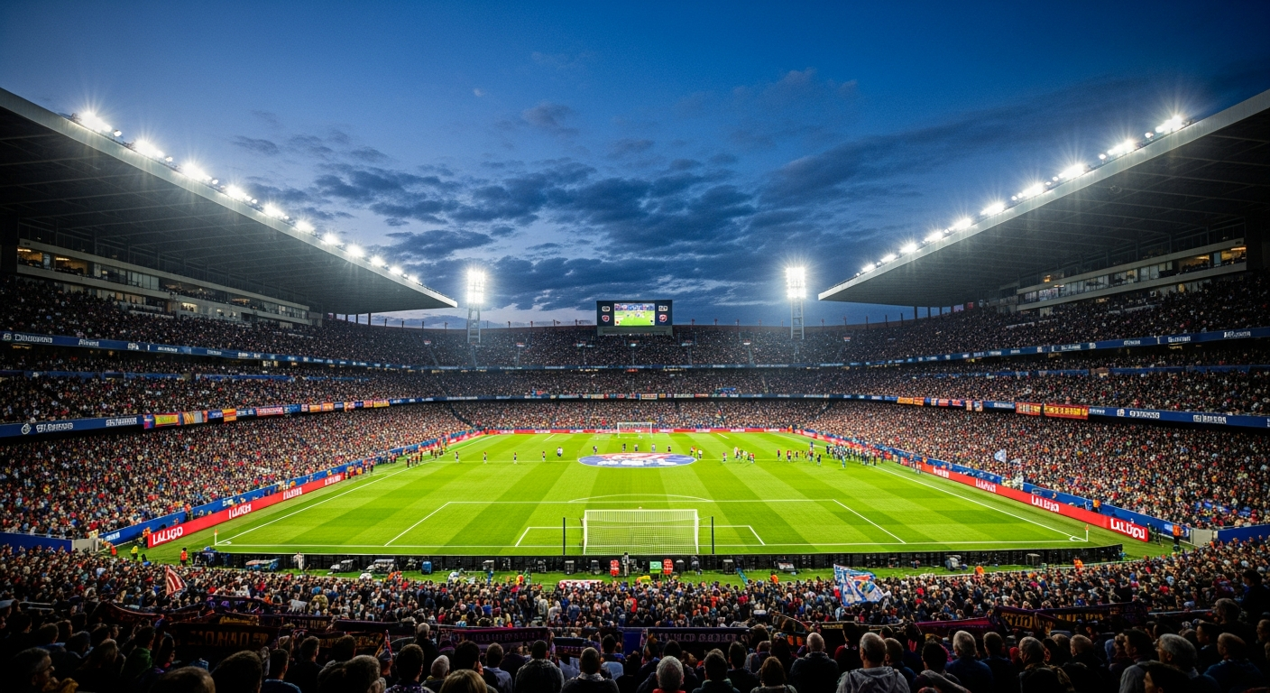 Football stadium in Spain